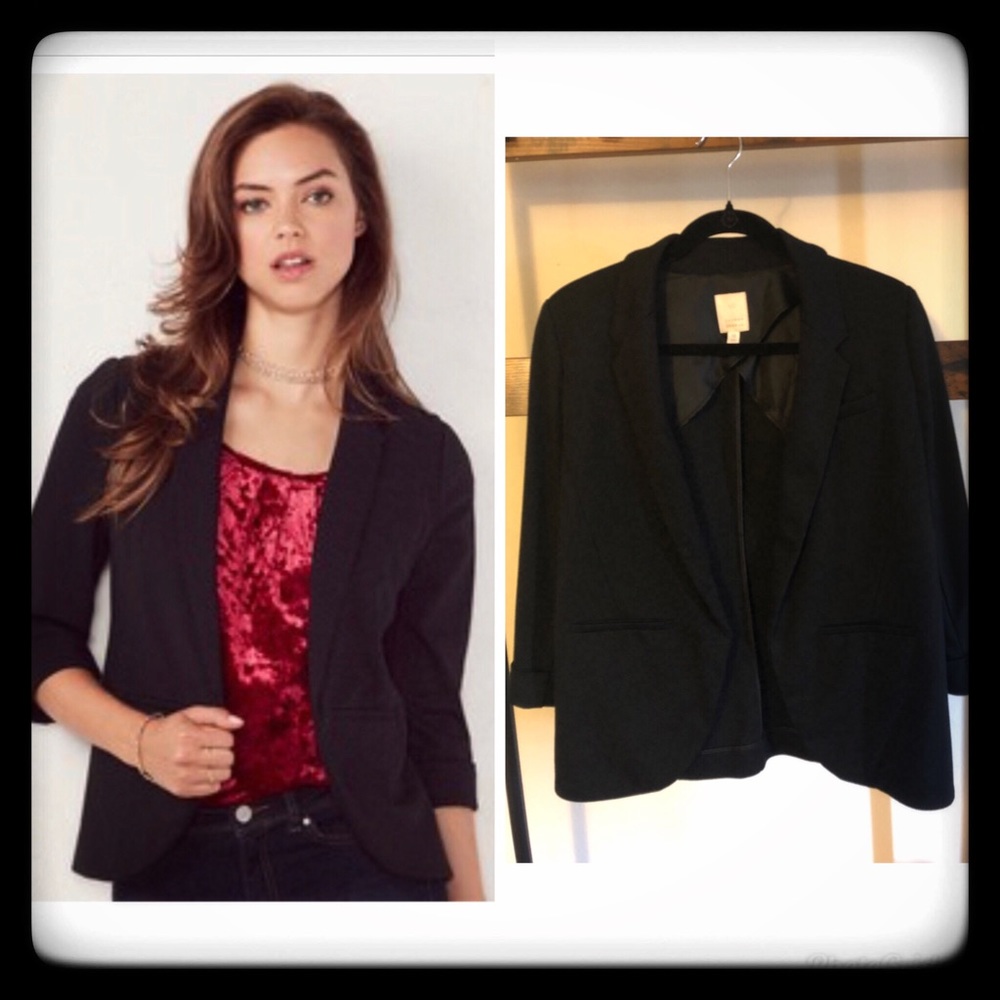 LC Lauren Conrad Ponte Blazer (size 12)
